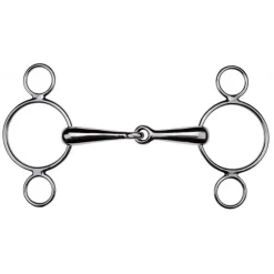 3 ANNEAUX INOX GROS CANON BRISE