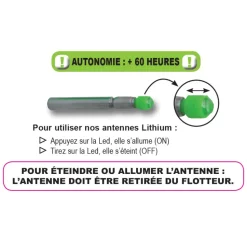 ANTENNE LUMINEUSE LITHIUM 3MM