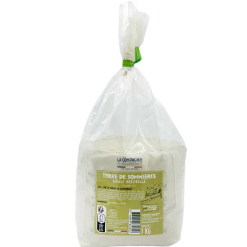 ARGILE NATURELLE BENTONITE PURE EXTRA-FINE 1KG