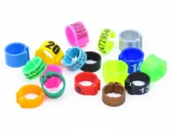 BAGUES A CLIP PLASTIQUE Ø8MM X50