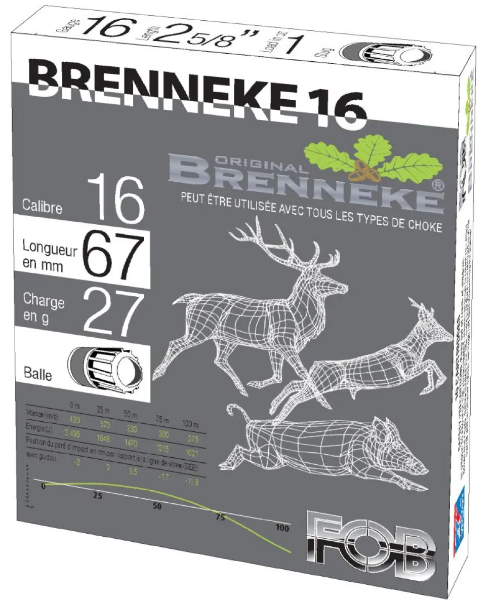 BALLES BRENNEKE 16/27G