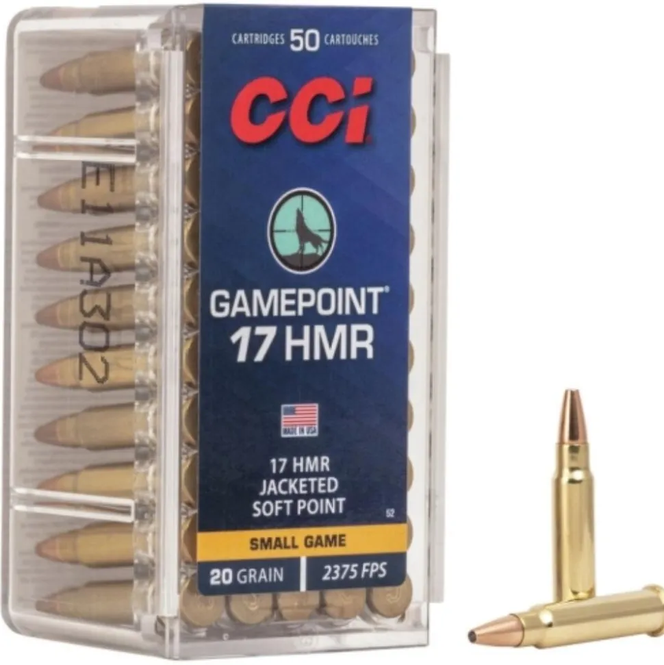 BALLES 17HMR GAMEPOINT 20GR X50