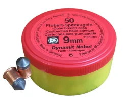 BALLES 9MM CONIQUE X50