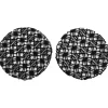 BARETTE RESILLE FLORAL NOIR