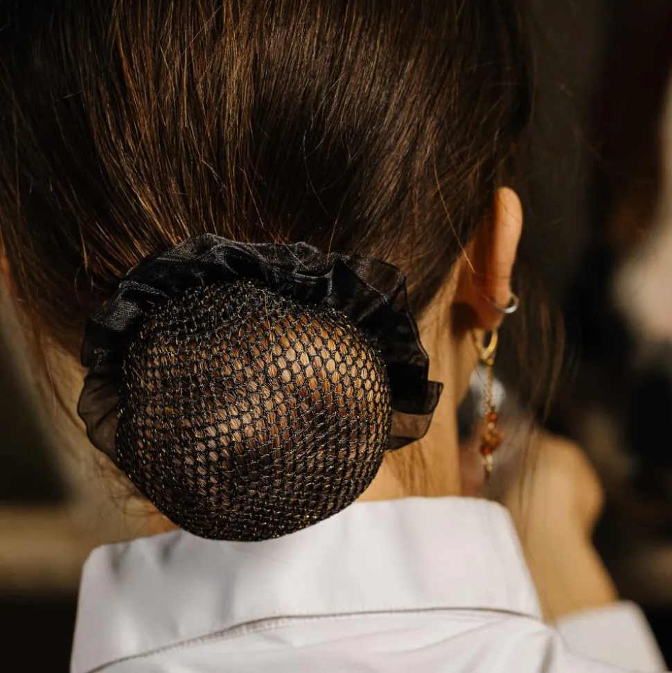 BARETTE RESILLE SHINY NOIR