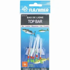 BAS DE LIGNE MER TOP BAR 5 HAMECONS