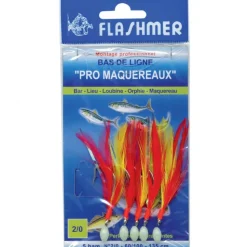 BAS DE LIGNE PLUME PRO MAQUER PERLES 7HA