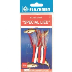 BAS DE LIGNE SPECIAL LIEU 5HAM 2/0 R/BL