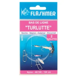 BAS DE LIGNE TURLUTTE FIXE 2 POTENCES
