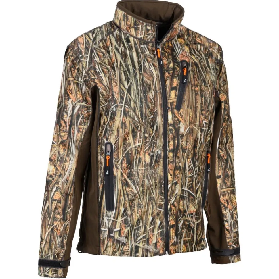 BLOUSON DE CHASSE HOMME SOFTSHELL GHOSTCAMO WET