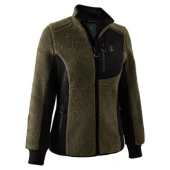 BLOUSON FEMME VELOURS ROJA