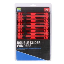 BOITE DE PLIOIRS DOUBLE SLIDER 18CM ROUGE X14