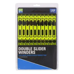 BOITE DE PLIOIRS DOUBLE SLIDER 13CM JAUNES X20
