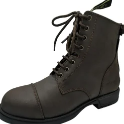 BOOTS COQUEES ZIP + LACETS HORTA