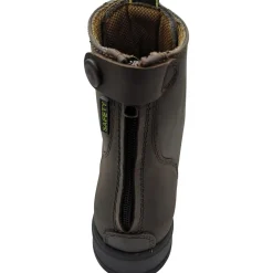 BOOTS COQUEES ZIP + LACETS HORTA