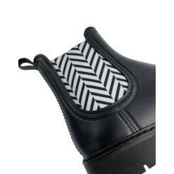 BOOTS ELASTIQUE MOANA ADULTE NOIR BLANC