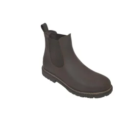 BOOTS HUILEES FOURREES MARRON