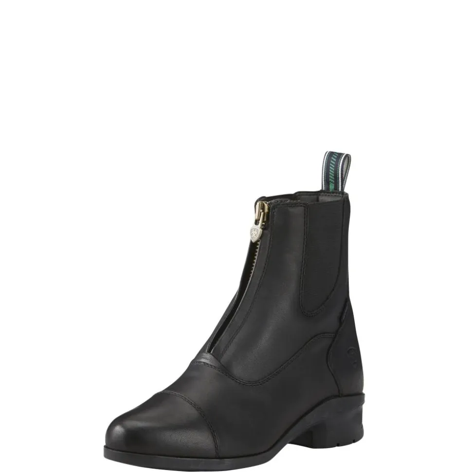 BOOTS ZIP FEMME HERITAGE NOIR
