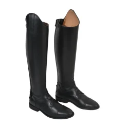 BOTTES CUIR LACETS EVORA NOIR