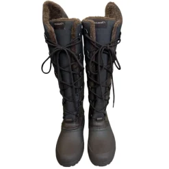 BOTTES HIVER FOURREES CANADA MARRON