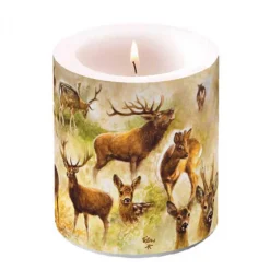 BOUGIE MM COLLAGE DE CERFS