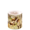 BOUGIE PM COLLAGE DE CERFS