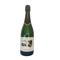 BOUTEILLE DE CHAMPAGNE SANGLIER
