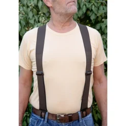 BRETELLES CEINTURE MARRON