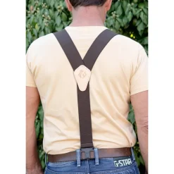 BRETELLES CEINTURE MARRON