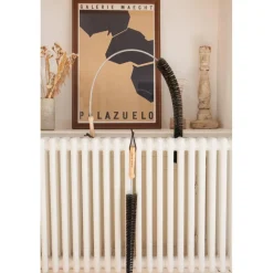 BROSSE A RADIATEUR EN CHEVRE GRISE