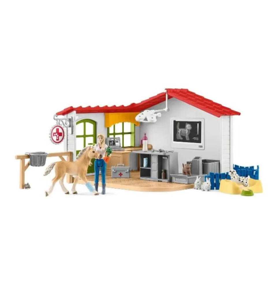 CABINET VETERINAIRE AVEC ANIMAUX