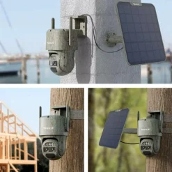 CAMERA G770 360° + PANNEAU SOLAIRE 4G