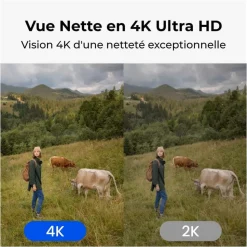 CAMERA G770 360° + PANNEAU SOLAIRE 4G