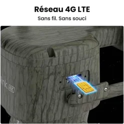 CAMERA G770 360° + PANNEAU SOLAIRE 4G