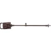 CANNE SIEGE ALU REGLABLE ASSISE CUIR 60-90CM