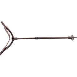 CANNE SIEGE ALU REGLABLE ASSISE CUIR 60-90CM