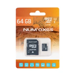 CARTE MICRO SD 64GB + ADAPTATEUR