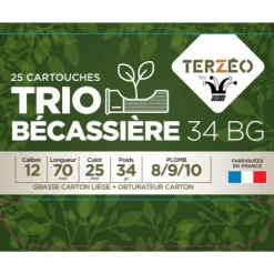 CARTOUCHES NEW BIO TRIO BECASSIERE 12/70 34G