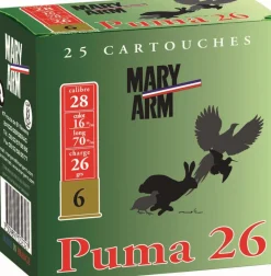 CARTOUCHES PUMA 26 CAL28/70 26G BJ