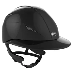 CASQUE D'EQUITATION EASY FIRST LADY TLS NOIR BRILLANT
