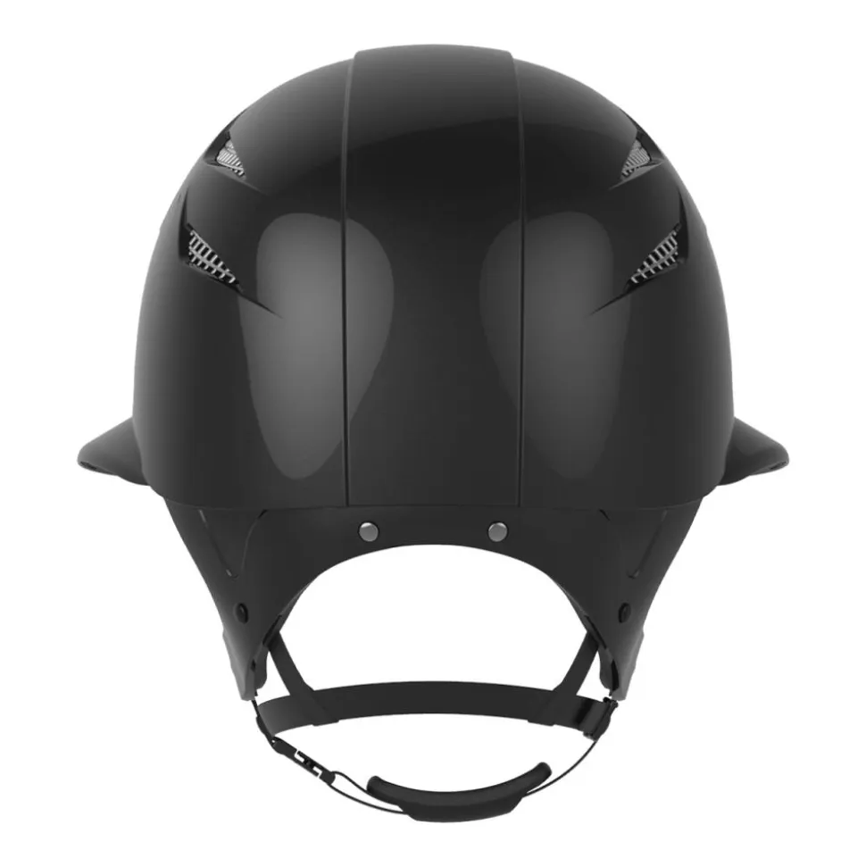 CASQUE D'EQUITATION EASY FIRST LADY TLS NOIR BRILLANT