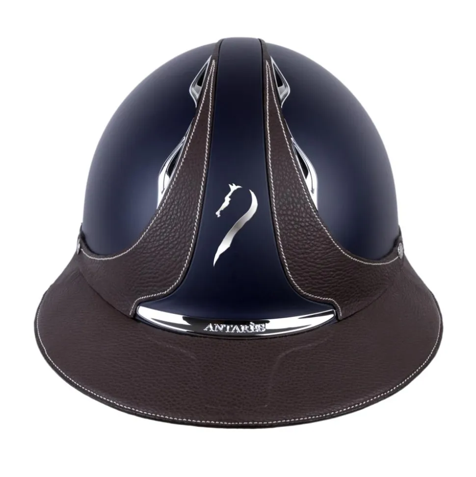 CASQUE D'EQUITATION GALAXY ECLIPSE BLEU/BRUN