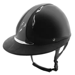 CASQUE D'EQUITATION PREMIUM ECLIPSE NOIR