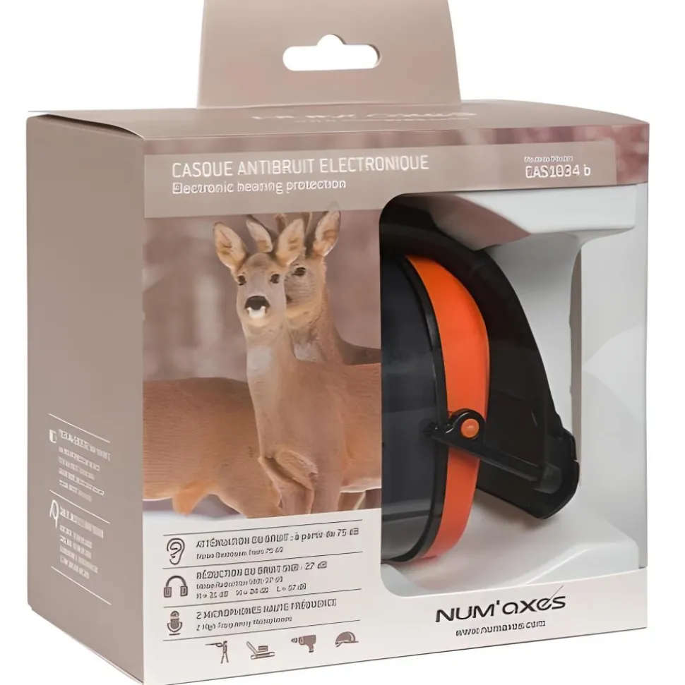CASQUE ELECTRONIQUE CAS1034 ORANGE