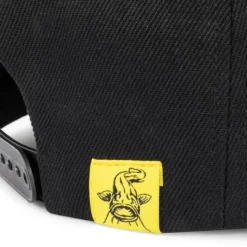 CASQUETTE BLACK CAT NOIRE FLAT PEAK