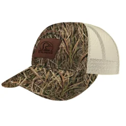CASQUETTE CAMO MOSSY OAK PATCH CUIR