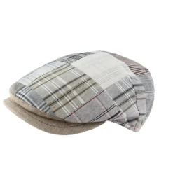 CASQUETTE PLATE TISSUS PATCHWORK