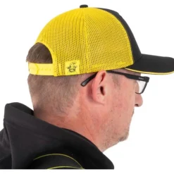 CASQUETTE TRUCKER CAP NOIRE ET JAUNE