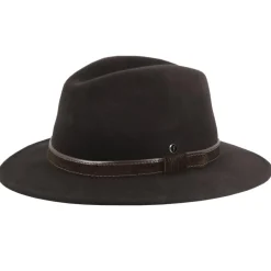 CHAPEAU FEUTRE LAINE MARRON