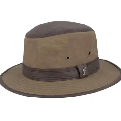 CHAPEAU HUILLE BI MATIERE CAMEL